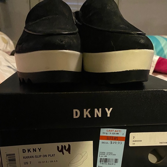 DKNY Black Loafers - Picture 2 of 3